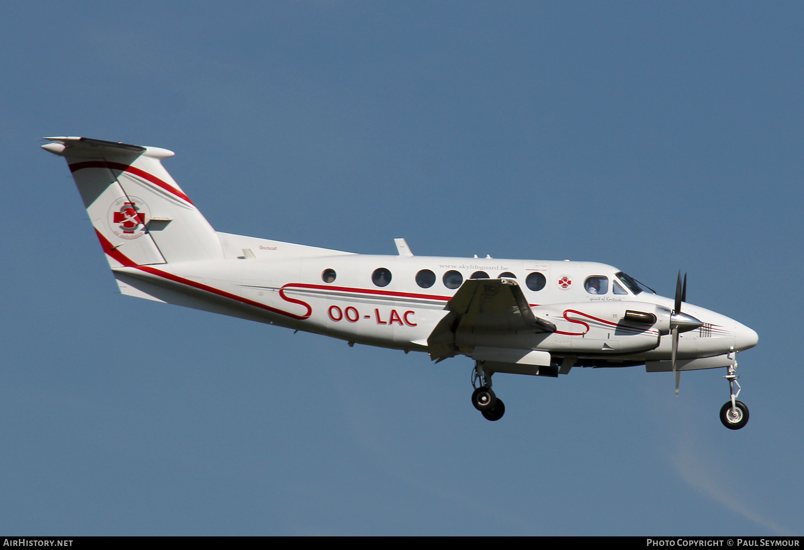 Aircraft Photo of OO-LAC | Beech 200C Super King Air | Skylifeguard | AirHistory.net #462156