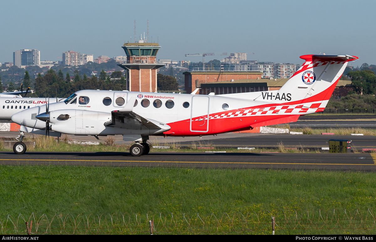 Aircraft Photo of VH-AAS | Beechcraft 350C King Air (B300C) | NSW Ambulance | AirHistory.net #462164