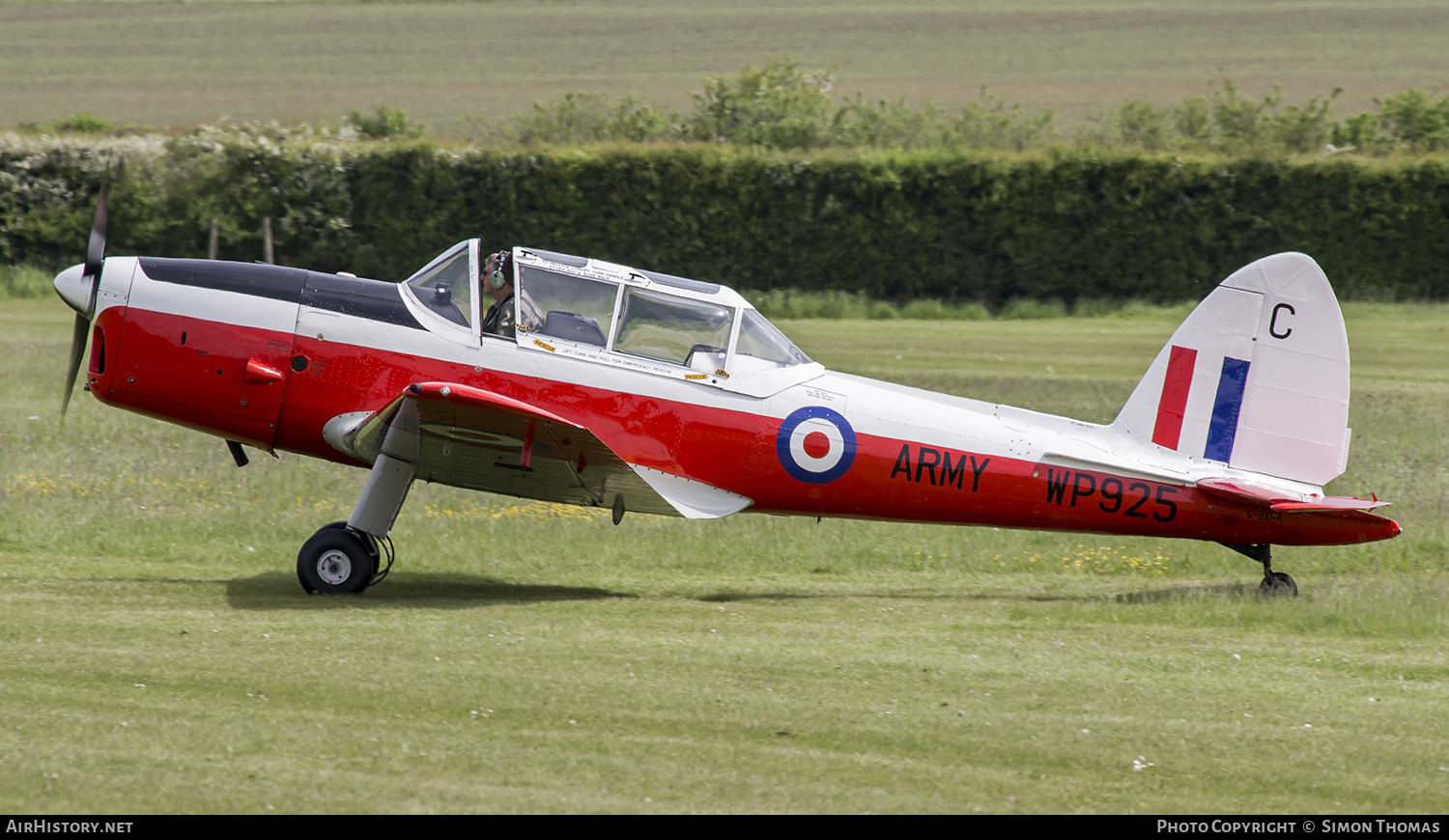 Aircraft Photo of G-BXHA / WP925 | De Havilland DHC-1 Chipmunk Mk22 | UK - Army | AirHistory.net #462167