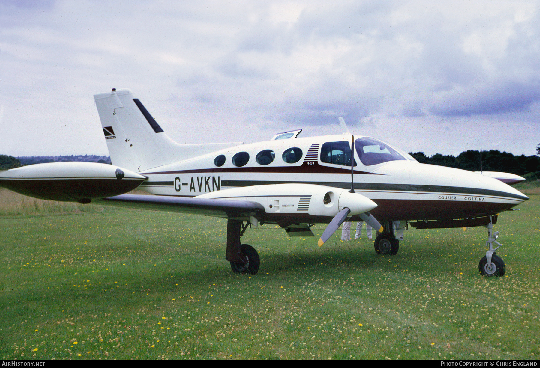 Aircraft Photo of G-AVKN | Cessna 401 | AirHistory.net #462211