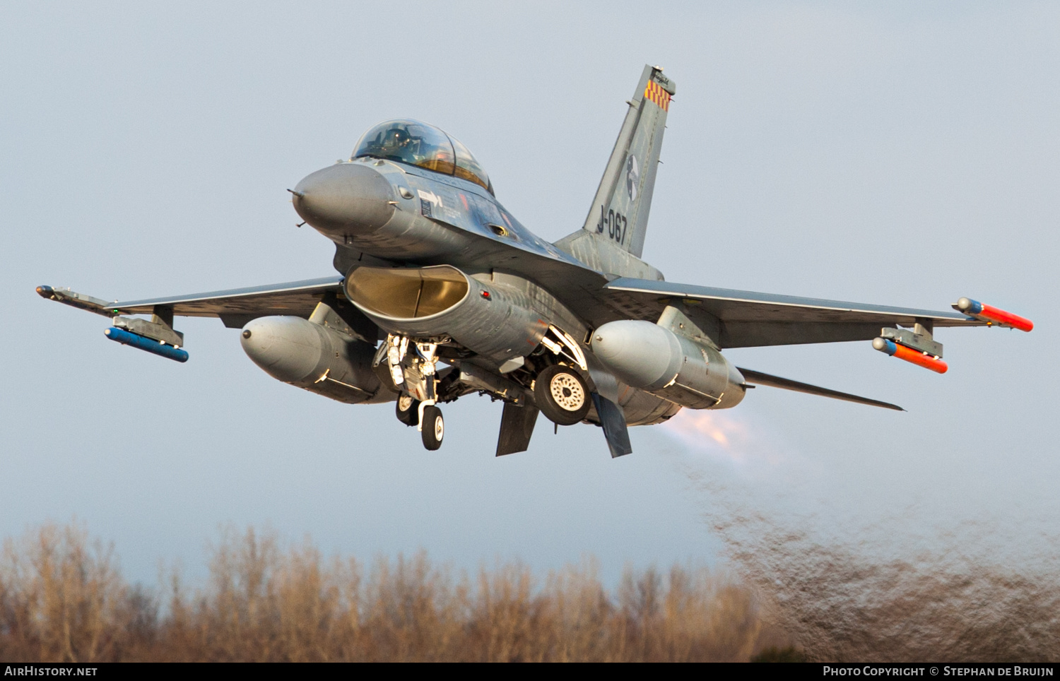 Aircraft Photo of J-067 | General Dynamics F-16BM Fighting Falcon | Netherlands - Air Force | AirHistory.net #462219