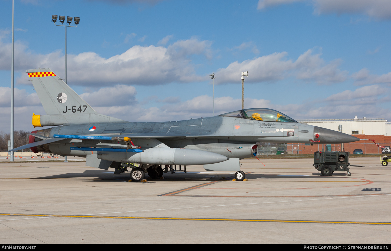 Aircraft Photo of J-647 | General Dynamics F-16AM Fighting Falcon | Netherlands - Air Force | AirHistory.net #462231