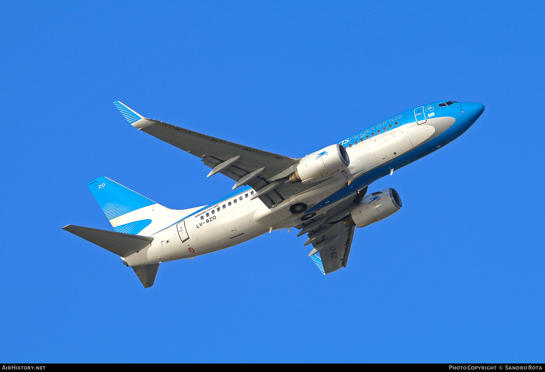 Aircraft Photo of LV-BZO | Boeing 737-76N | Aerolíneas Argentinas | AirHistory.net #462232