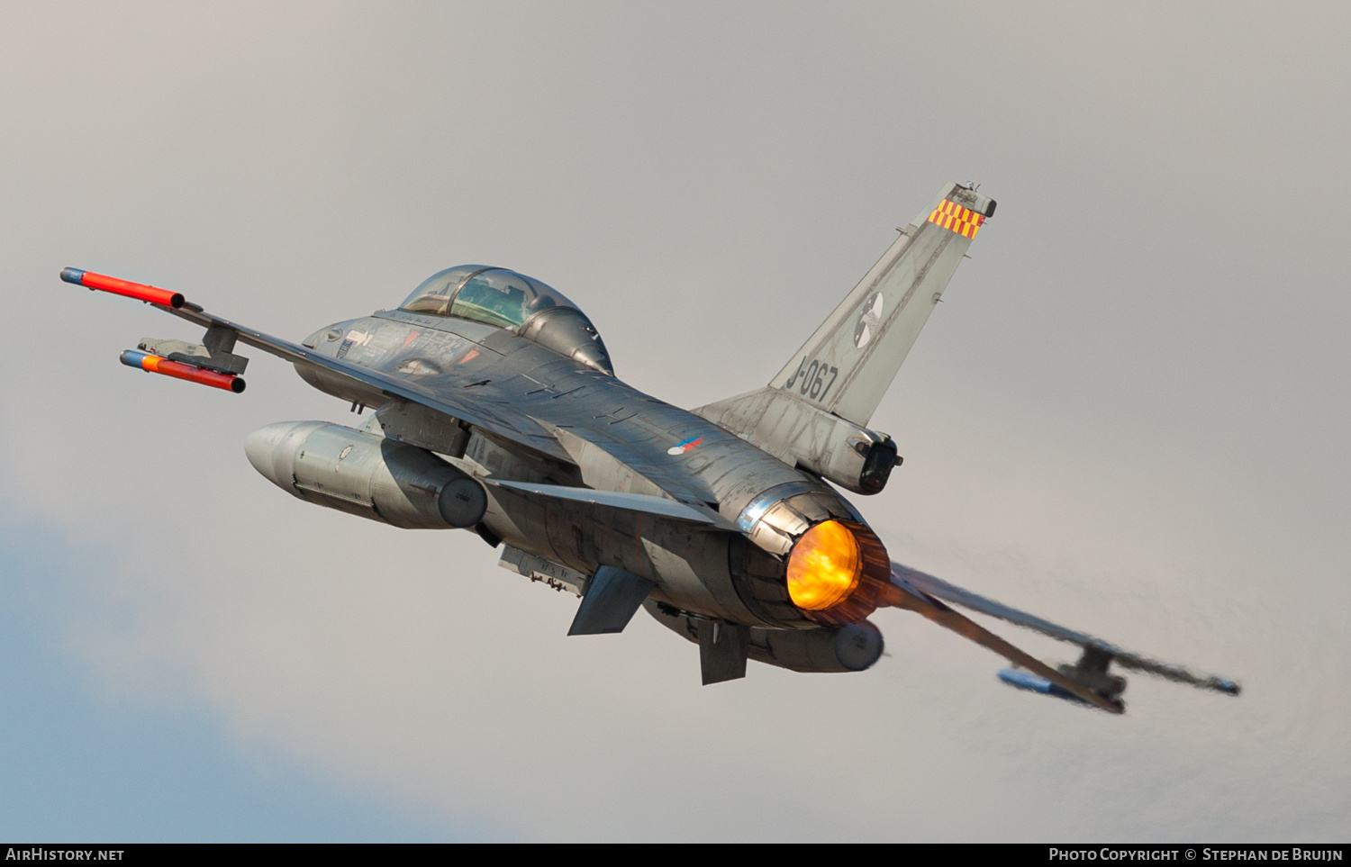 Aircraft Photo of J-067 | General Dynamics F-16BM Fighting Falcon | Netherlands - Air Force | AirHistory.net #462238