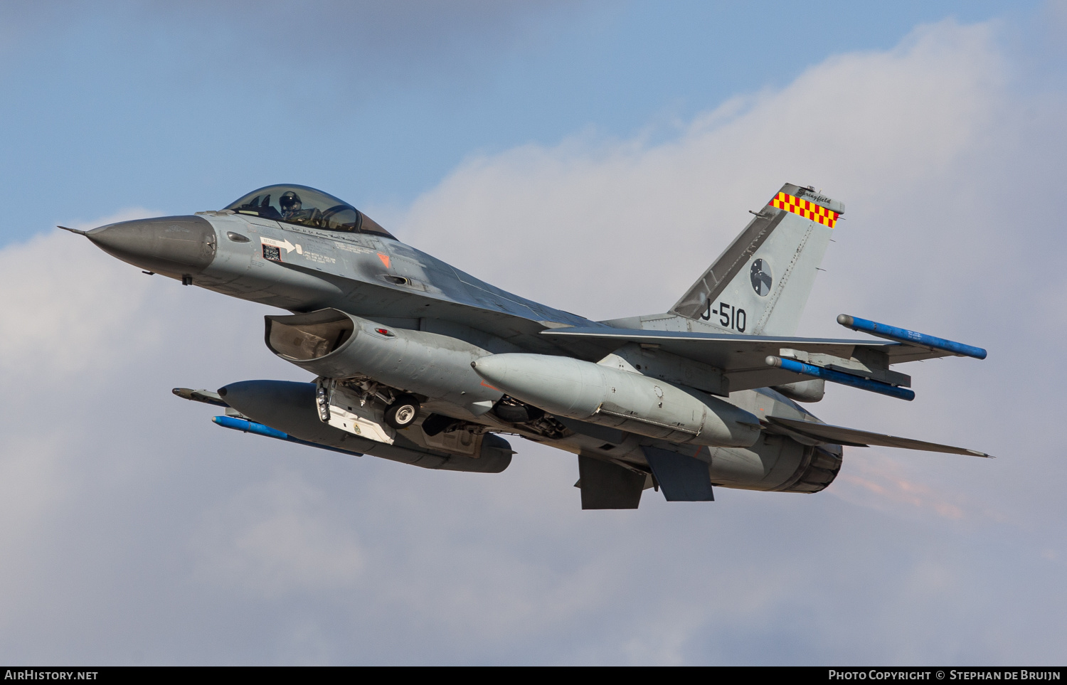 Aircraft Photo of J-510 | General Dynamics F-16AM Fighting Falcon | Netherlands - Air Force | AirHistory.net #462250