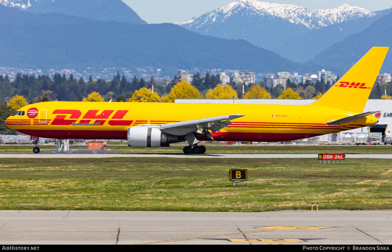 Aircraft Photo of C-GVIJ | Boeing 767-328/ER(F) | DHL International | AirHistory.net #462252