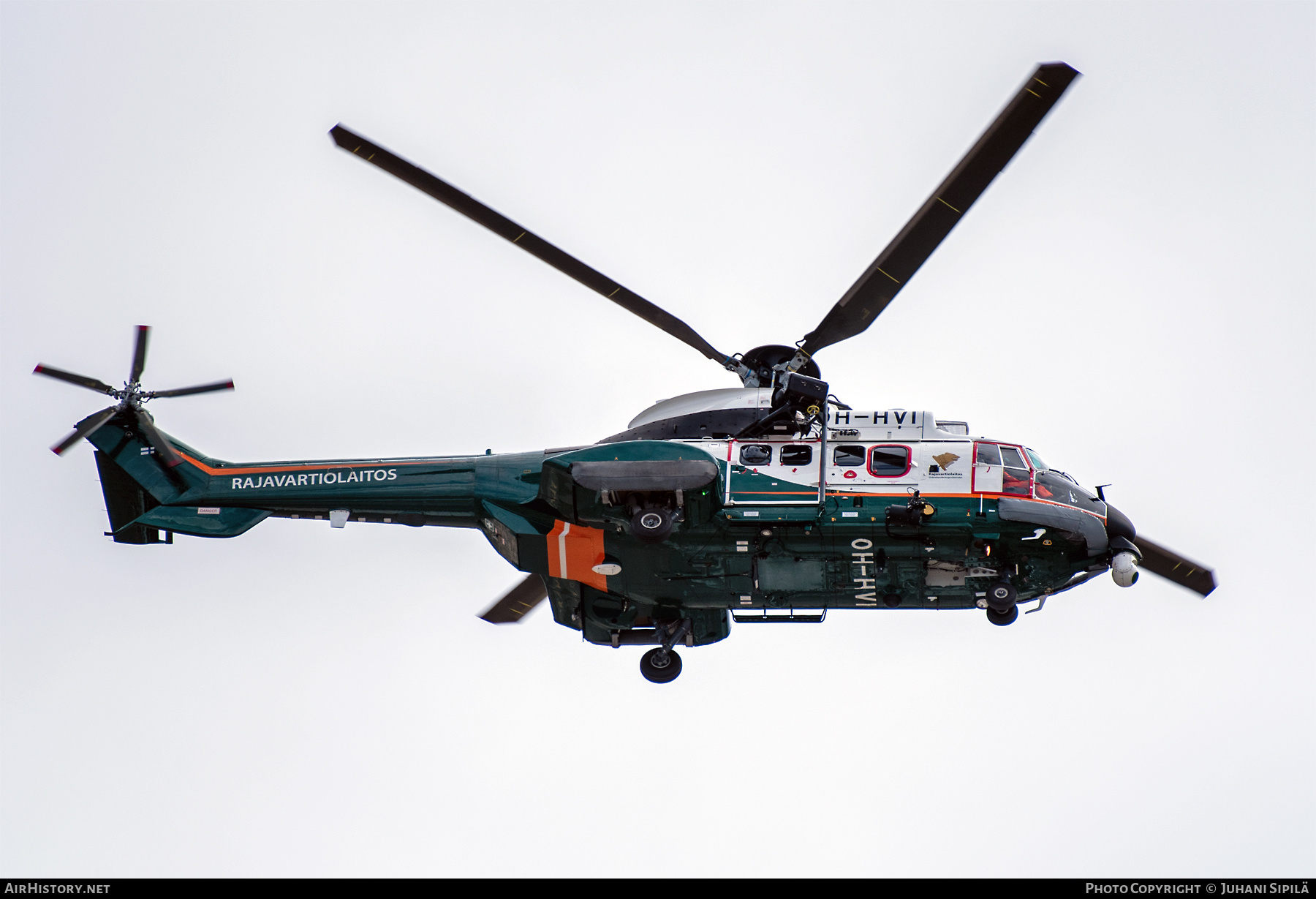 Aircraft Photo of OH-HVI | Aerospatiale AS-332L1 Super Puma | Rajavartiolaitos - Finnish Border Guard | AirHistory.net #462265