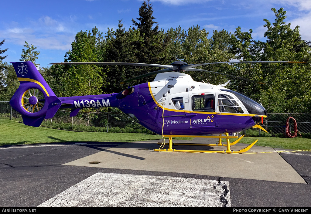 Aircraft Photo of N139AM | Eurocopter EC-135T-2+ | Airlift Northwest - UW Medicine | AirHistory.net #462278