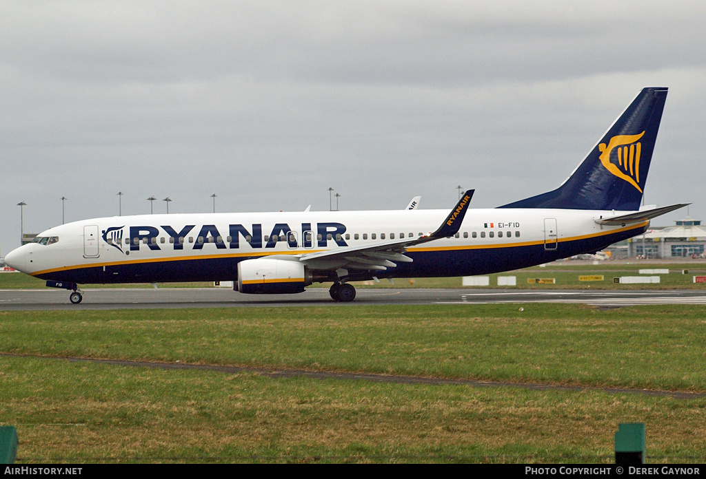 Aircraft Photo of EI-FID | Boeing 737-8AS | Ryanair | AirHistory.net #462297