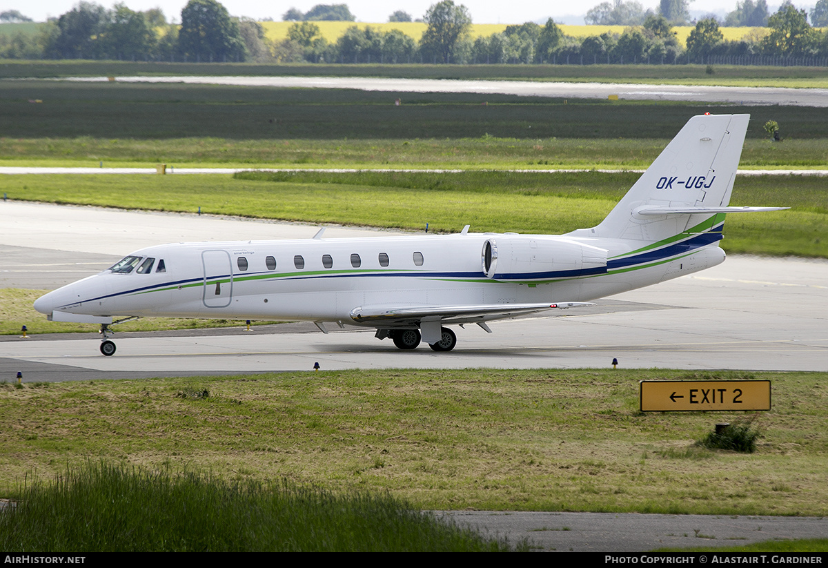 Aircraft Photo of OK-UGJ | Cessna 680 Citation Sovereign | Smartwings | AirHistory.net #462319