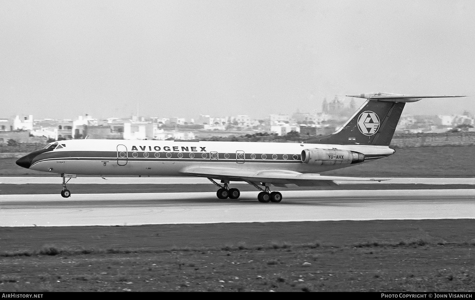 Aircraft Photo of YU-AHX | Tupolev Tu-134A-3 | Aviogenex | AirHistory.net #462330