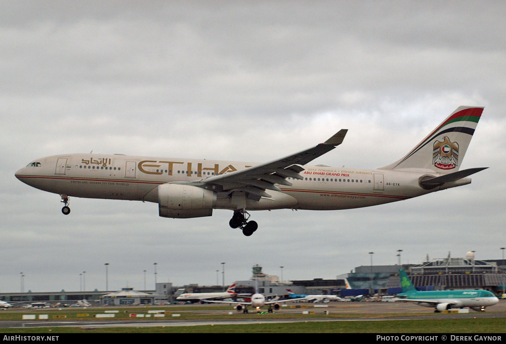 Aircraft Photo of A6-EYK | Airbus A330-243 | Etihad Airways | AirHistory.net #462332