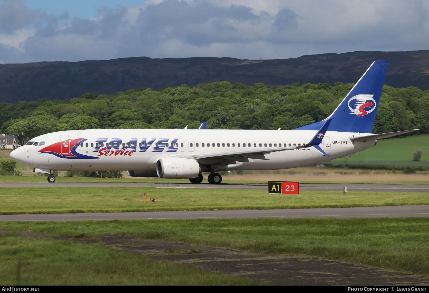 Aircraft Photo of OK-TVT | Boeing 737-86N | Travel Service | AirHistory.net #462354