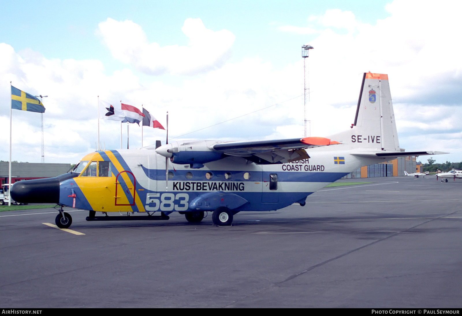 Aircraft Photo of SE-IVE | CASA C-212-200 Aviocar | Kustbevakning - Swedish Coastguard | AirHistory.net #462365