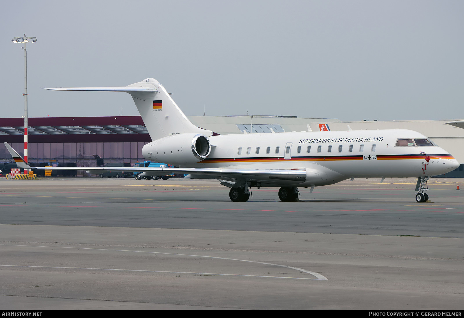Aircraft Photo of 1403 | Bombardier Global 5000 (BD-700-1A11) | Germany - Air Force | AirHistory.net #462368