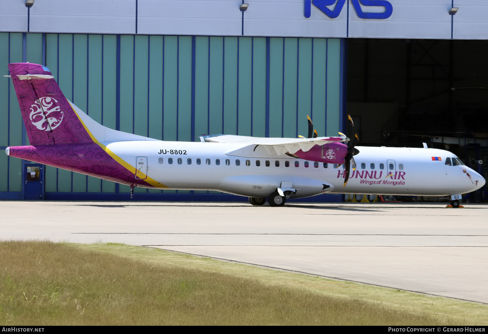 Aircraft Photo of JU-8802 | ATR ATR-72-500 (ATR-72-212A) | Hunnu Air | AirHistory.net #462387