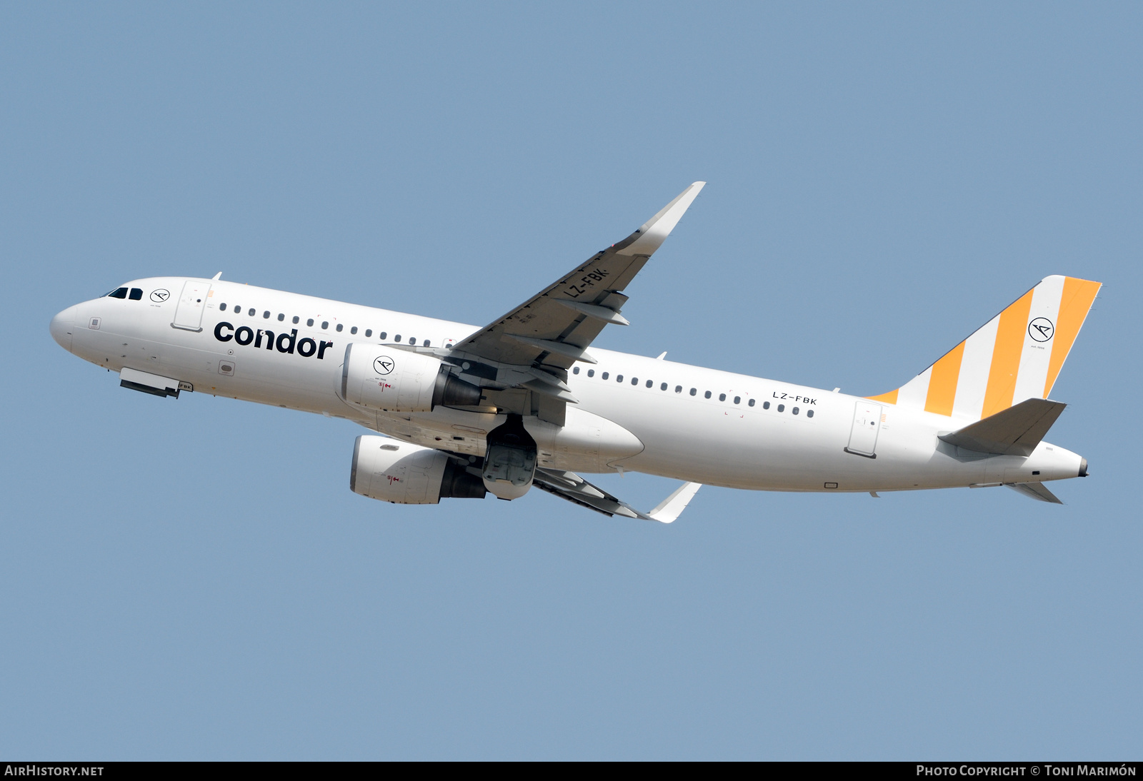 Aircraft Photo of LZ-FBK | Airbus A320-214 | Condor Flugdienst | AirHistory.net #462389