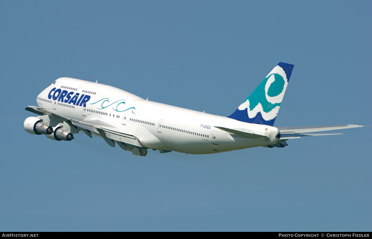 Aircraft Photo of F-GSEA | Boeing 747-312 | Corsair | AirHistory.net #462425