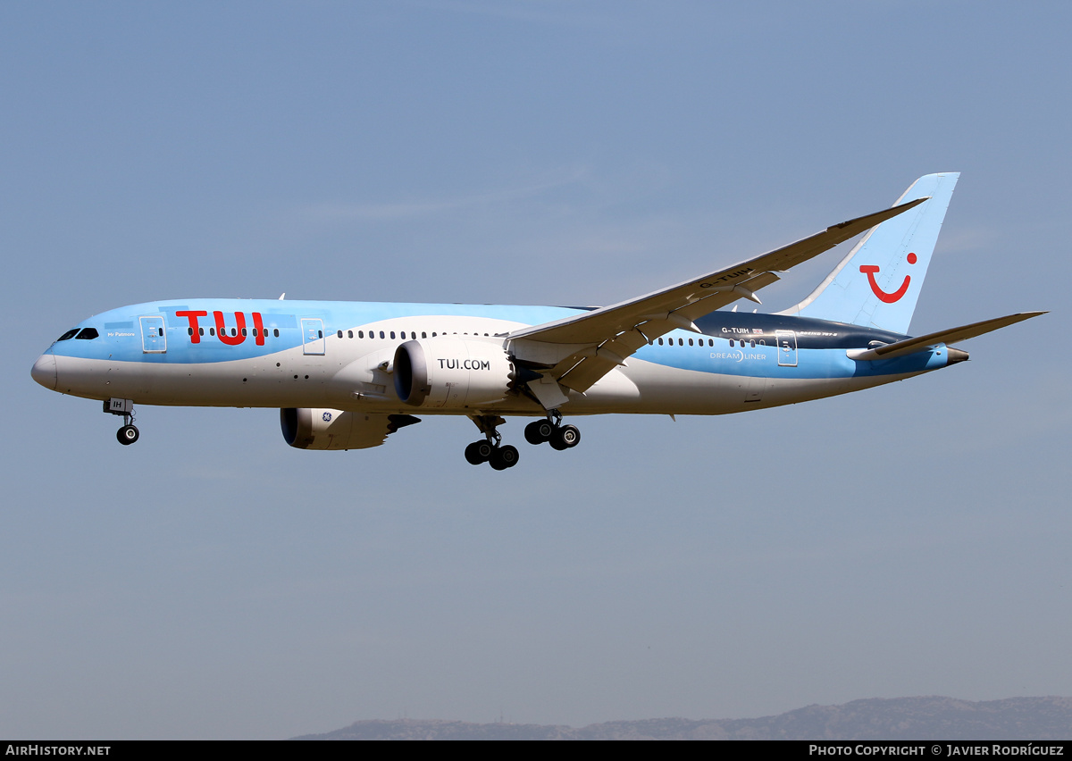 Aircraft Photo of G-TUIH | Boeing 787-8 Dreamliner | TUI | AirHistory.net #462432