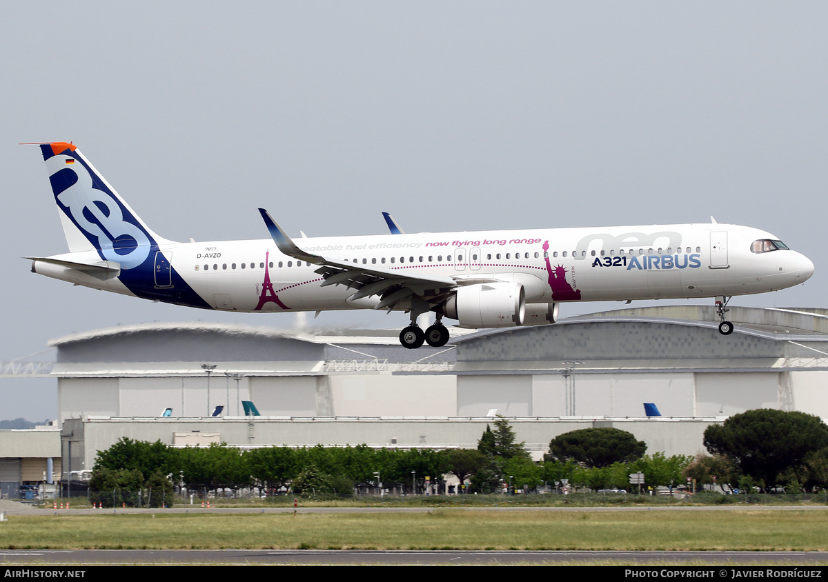 Aircraft Photo of D-AVZO | Airbus A321-251NX | Airbus | AirHistory.net #462434
