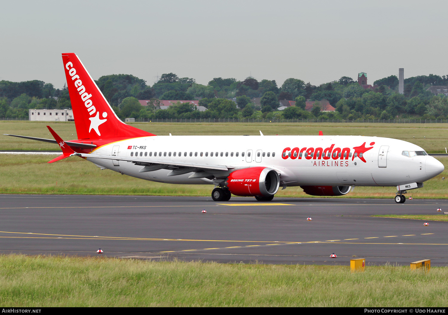 Aircraft Photo of TC-MKS | Boeing 737-8 Max 8 | Corendon Airlines | AirHistory.net #462492