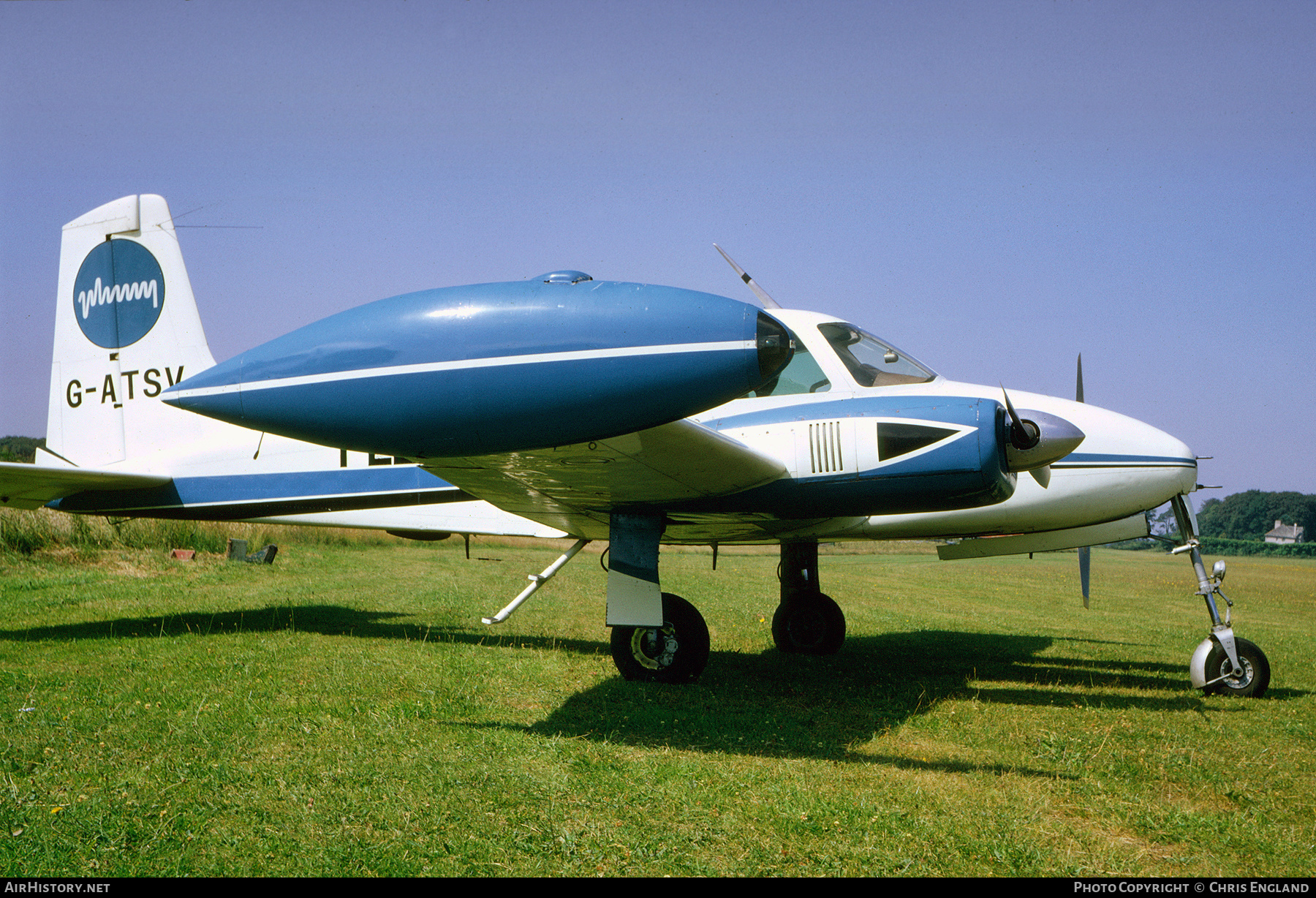 Aircraft Photo of G-ATSV | Cessna 310C | Plessey | AirHistory.net #462496