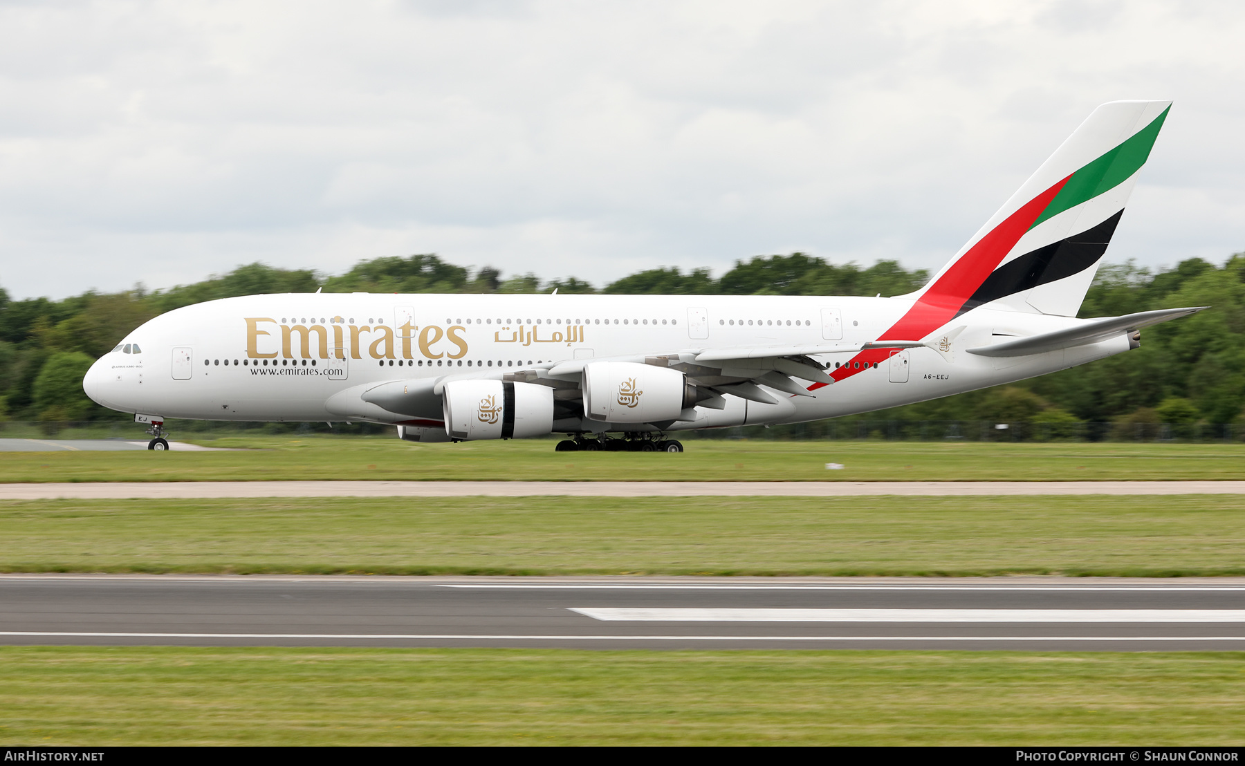 Aircraft Photo of A6-EEJ | Airbus A380-861 | Emirates | AirHistory.net #462510