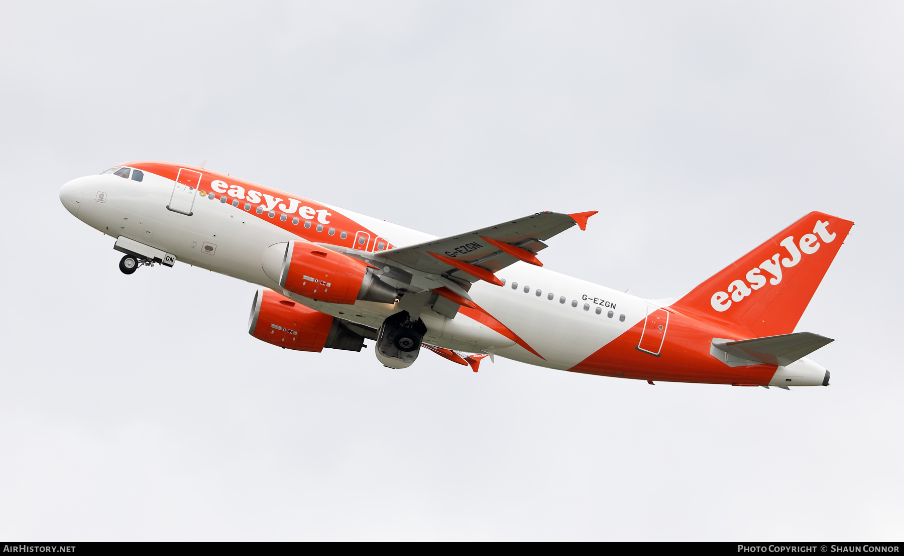 Aircraft Photo of G-EZGN | Airbus A319-111 | EasyJet | AirHistory.net #462521