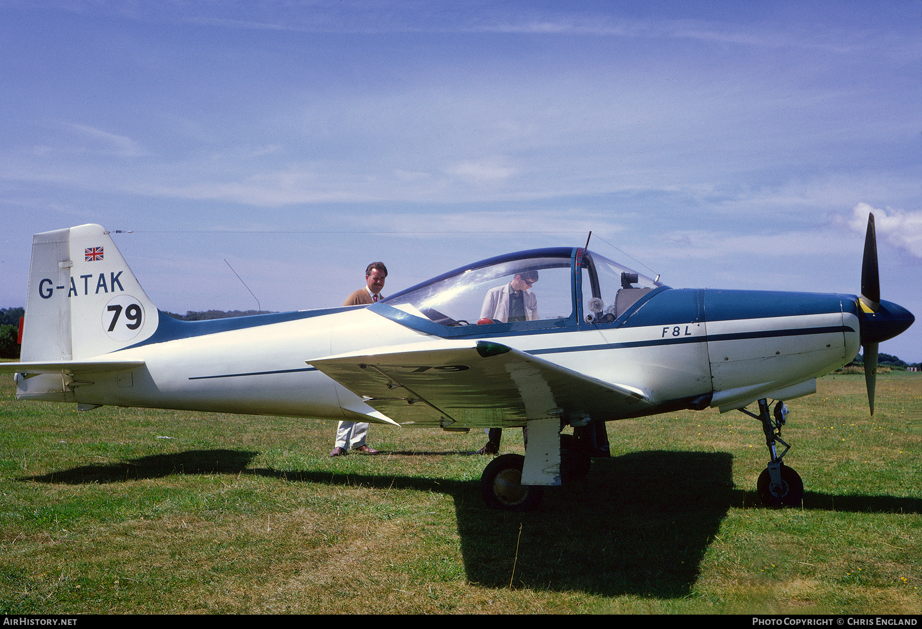 Aircraft Photo of G-ATAK | Aviamilano F.8L Falco 3 | AirHistory.net #462531