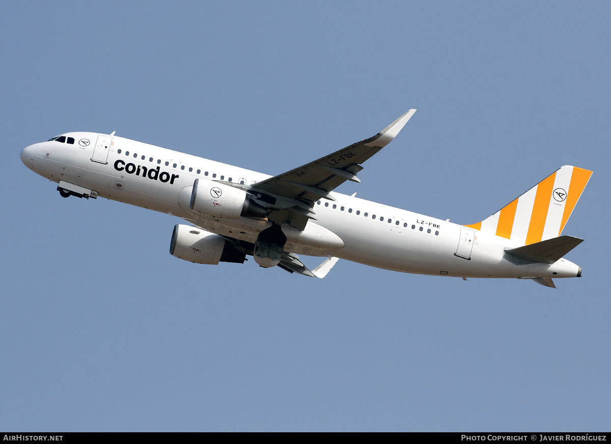 Aircraft Photo of LZ-FBK | Airbus A320-214 | Condor Flugdienst | AirHistory.net #462537