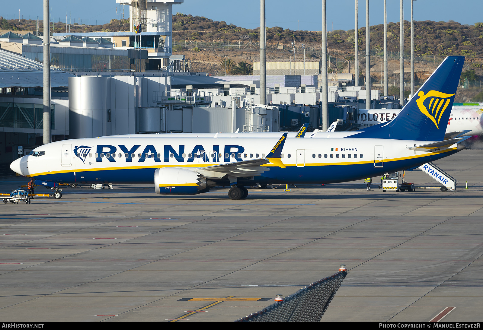 Aircraft Photo of EI-HEN | Boeing 737-8200 Max 200 | Ryanair | AirHistory.net #462586