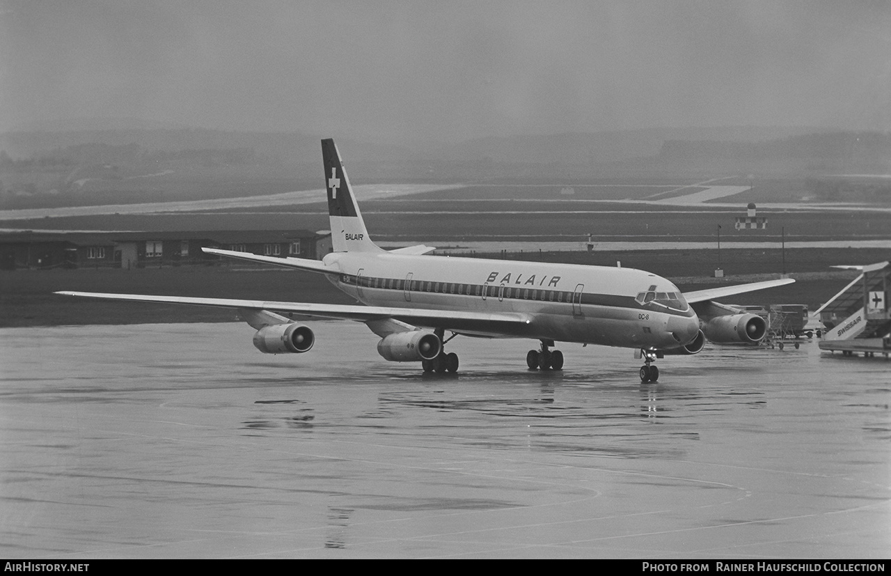 Aircraft Photo of HB-IDH | McDonnell Douglas DC-8-62CF | Balair | AirHistory.net #462590