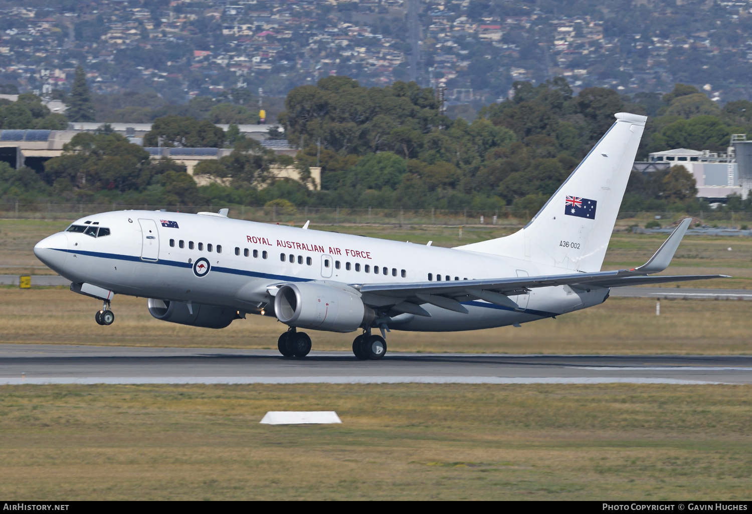 Aircraft Photo of A36-002 | Boeing 737-7DF BBJ | Australia - Air Force | AirHistory.net #462623