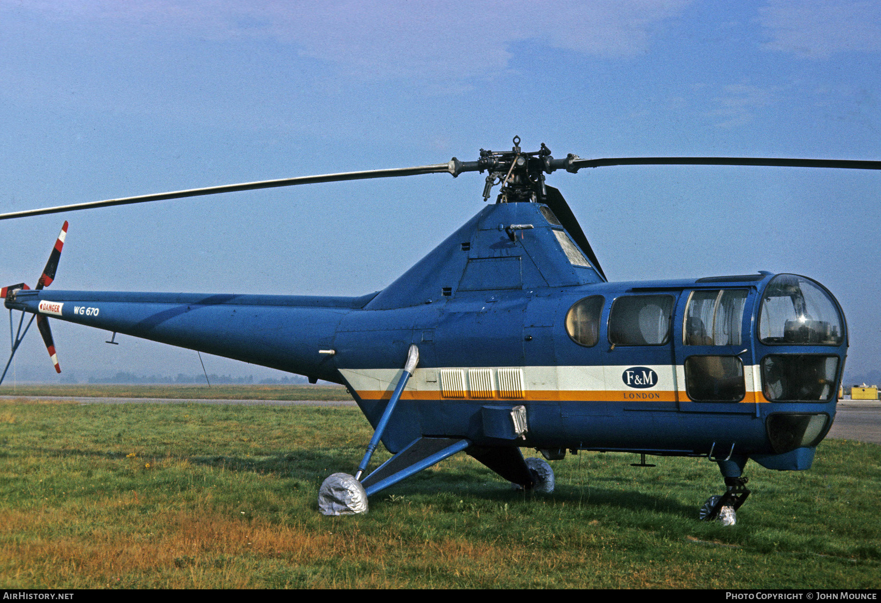 Aircraft Photo of WG670 | Westland WS-51 Dragonfly HR3 | F&M London | AirHistory.net #462628