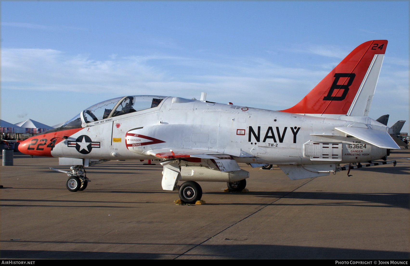 Aircraft Photo of 163624 | McDonnell Douglas T-45A Goshawk | USA - Navy | AirHistory.net #462656