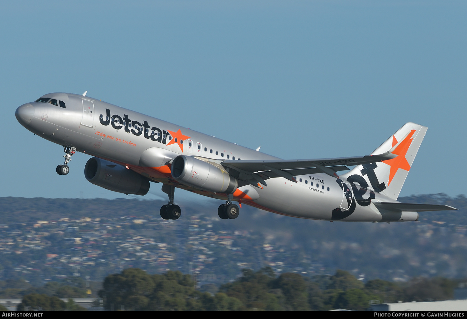 Aircraft Photo of VH-YXQ | Airbus A320-232 | Jetstar Airways | AirHistory.net #462658