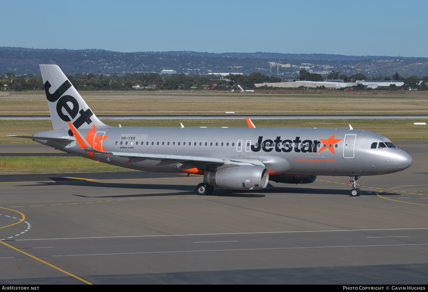 Aircraft Photo of VH-YXV | Airbus A320-232 | Jetstar Airways | AirHistory.net #462669