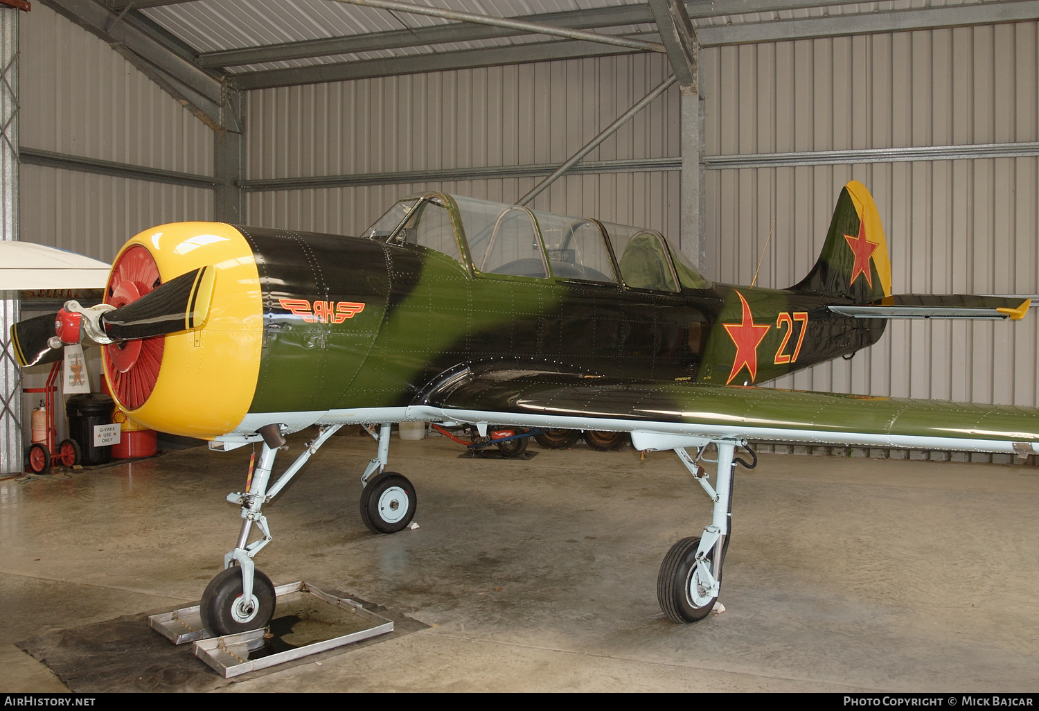 Aircraft Photo of G-YAKX | Yakovlev Yak-52 | Soviet Union - Air Force | AirHistory.net #462670