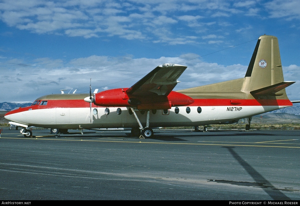 Aircraft Photo of N127HP | Fairchild F-27A | Hawkins & Powers Aviation | AirHistory.net #462694