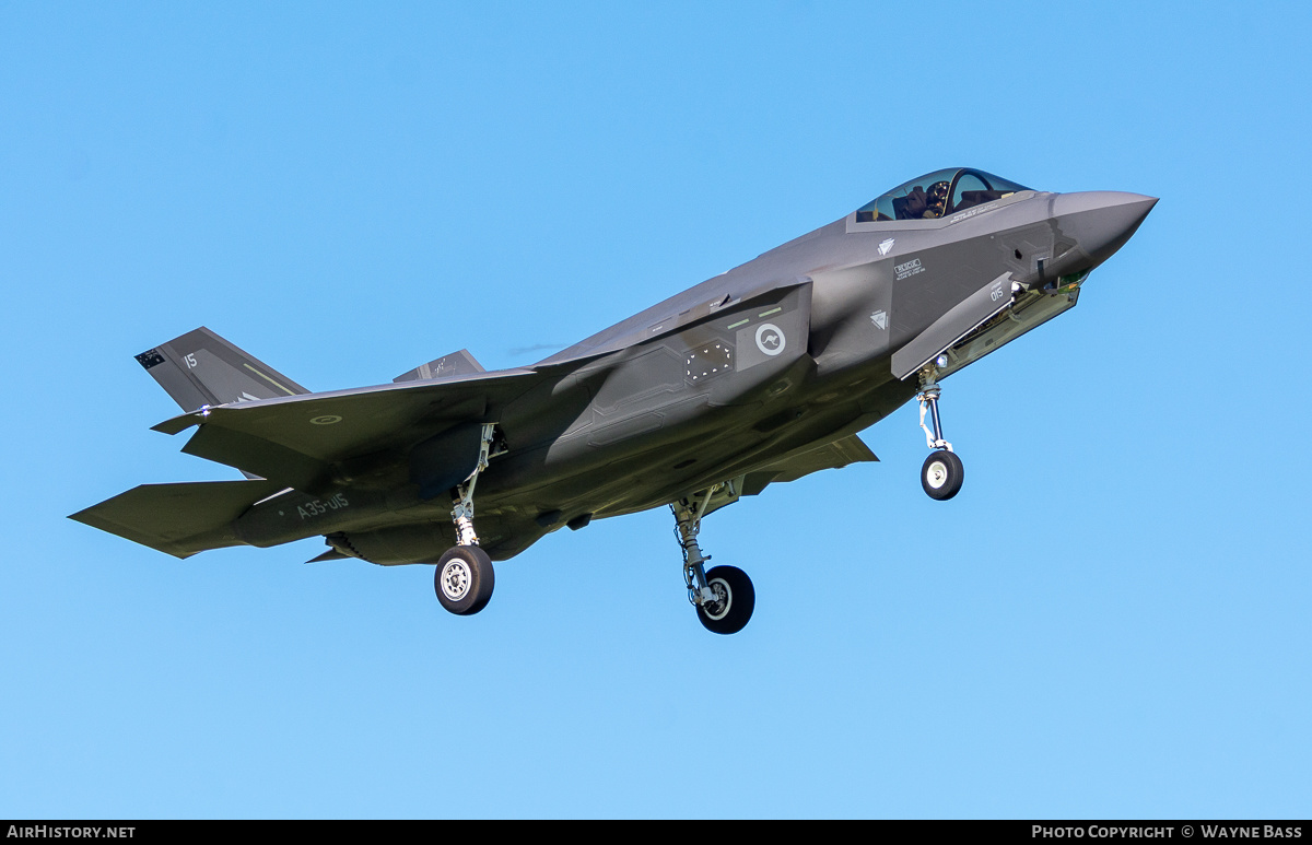 Aircraft Photo of A35-015 | Lockheed Martin F-35A Lightning II | Australia - Air Force | AirHistory.net #462724