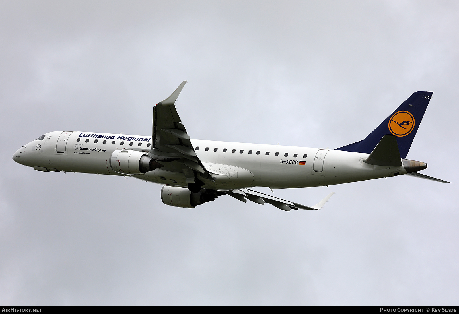 Aircraft Photo of D-AECC | Embraer 190LR (ERJ-190-100LR) | Lufthansa Regional | AirHistory.net #462755