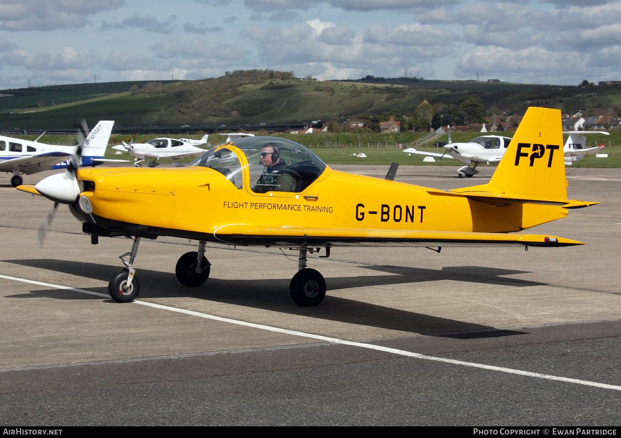 Aircraft Photo of G-BONT | Slingsby T-67M Firefly Mk2 | Flight Performance Training - FPT | AirHistory.net #462772