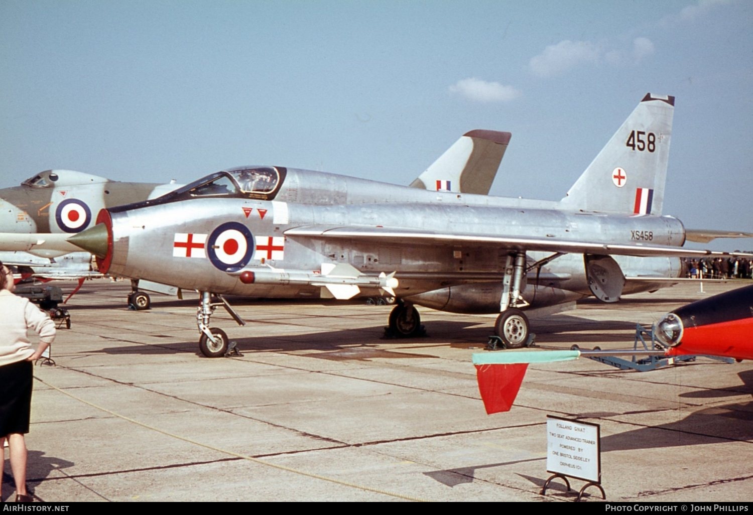 Aircraft Photo of XS458 | English Electric Lightning T5 | UK - Air Force | AirHistory.net #462775