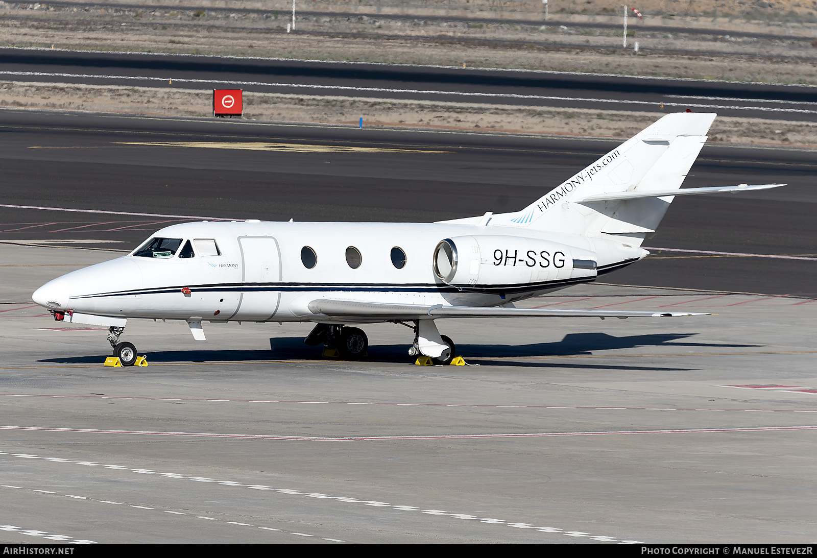Aircraft Photo of 9H-SSG | Dassault Falcon 100 | Harmony Jets | AirHistory.net #462832
