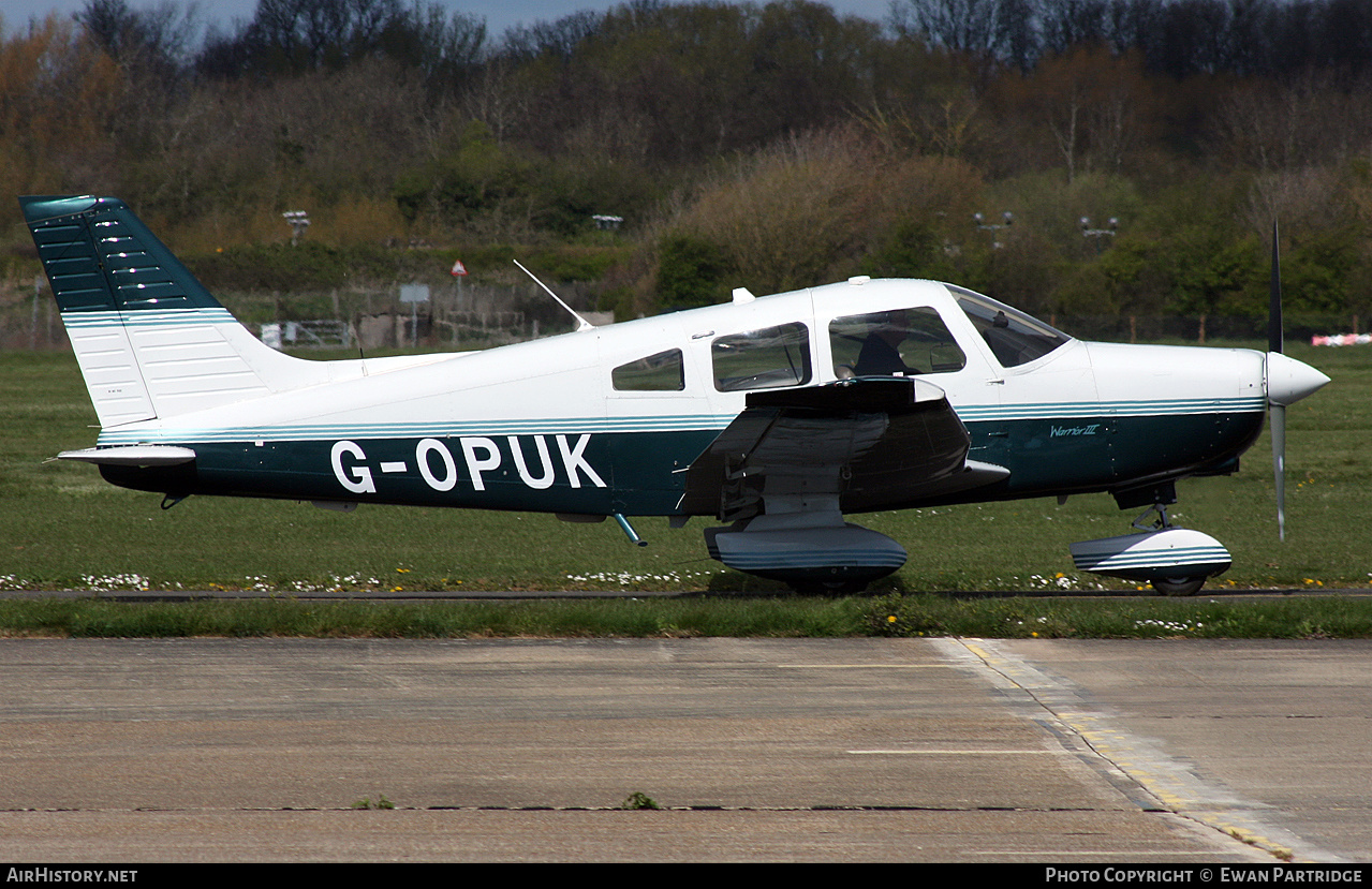 Aircraft Photo of G-OPUK | Piper PA-28-161 Cherokee Warrior III | AirHistory.net #462838