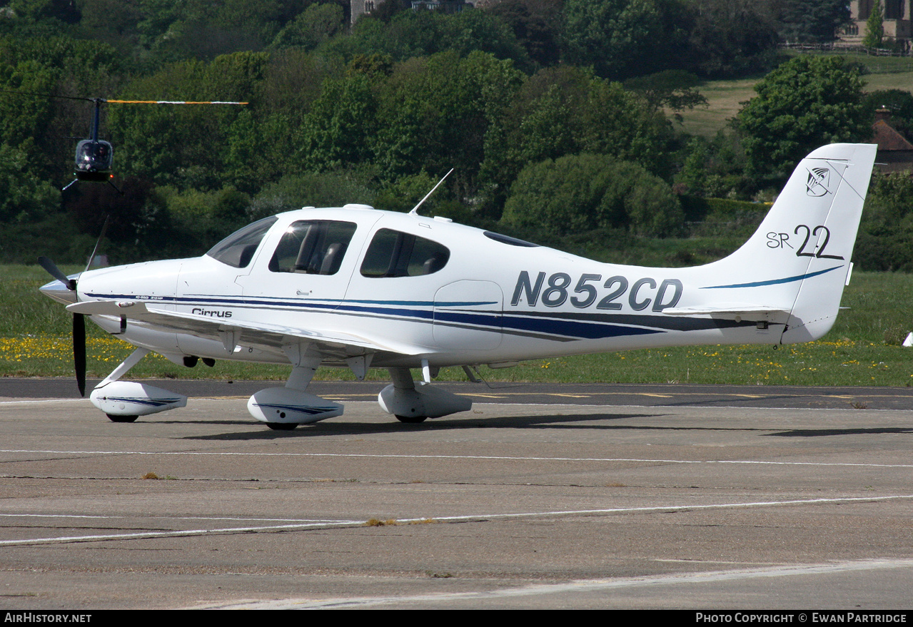 Aircraft Photo of N852CD | Cirrus SR-22 G1 | AirHistory.net #462857