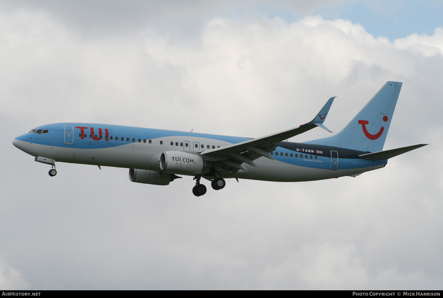 Aircraft Photo of G-TAWW | Boeing 737-8K5 | TUI | AirHistory.net #462879