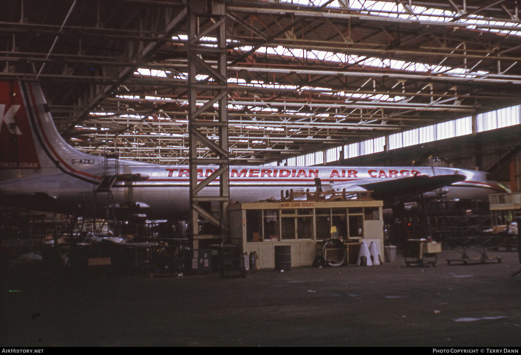 Aircraft Photo of G-AZKJ | Canadair CL-44D4-2 | Transmeridian Air Cargo | AirHistory.net #462898