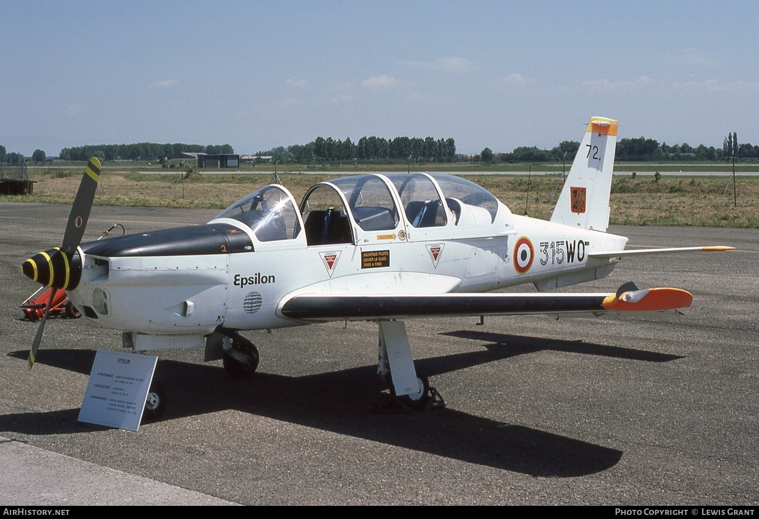 Aircraft Photo of 72 | Socata TB-30 Epsilon | France - Air Force | AirHistory.net #462905