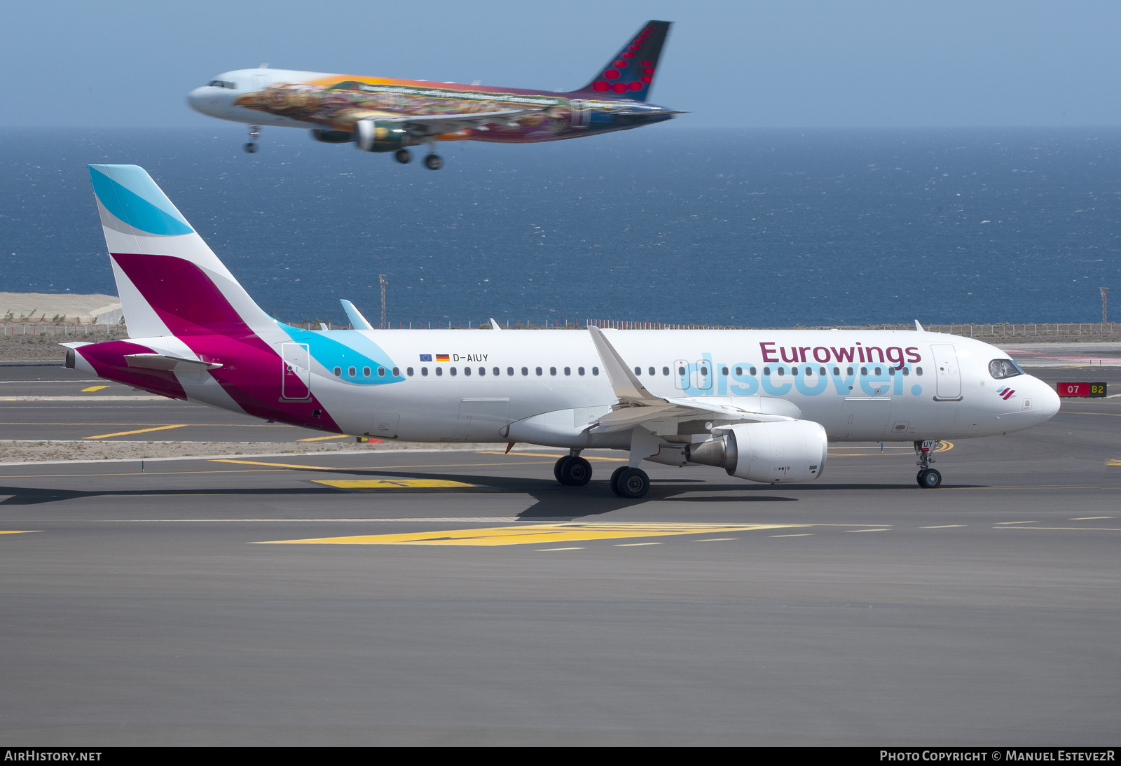 Aircraft Photo of D-AIUY | Airbus A320-214 | Eurowings Discover | AirHistory.net #462917